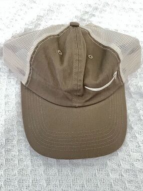NWOT Amazon Employee Baseball Cap SnapBack Taupe and Stone One Size E-swag